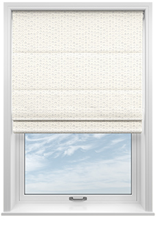 Rolling Hills Velvet, Misty Grey - Roman Blind